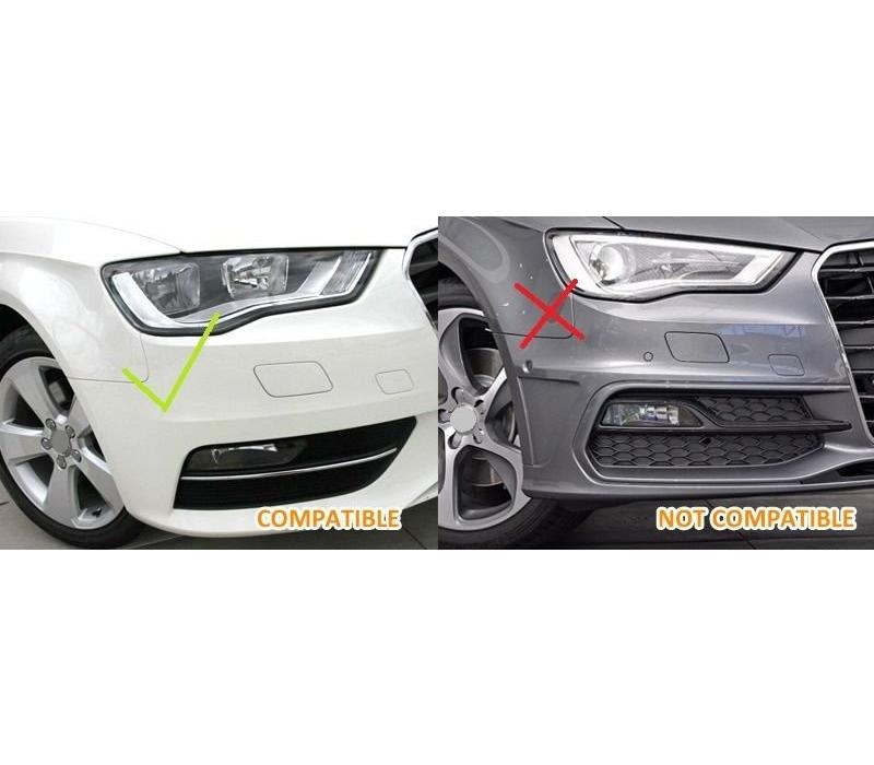 RS3 Look Fog light grille for Audi A3 8V