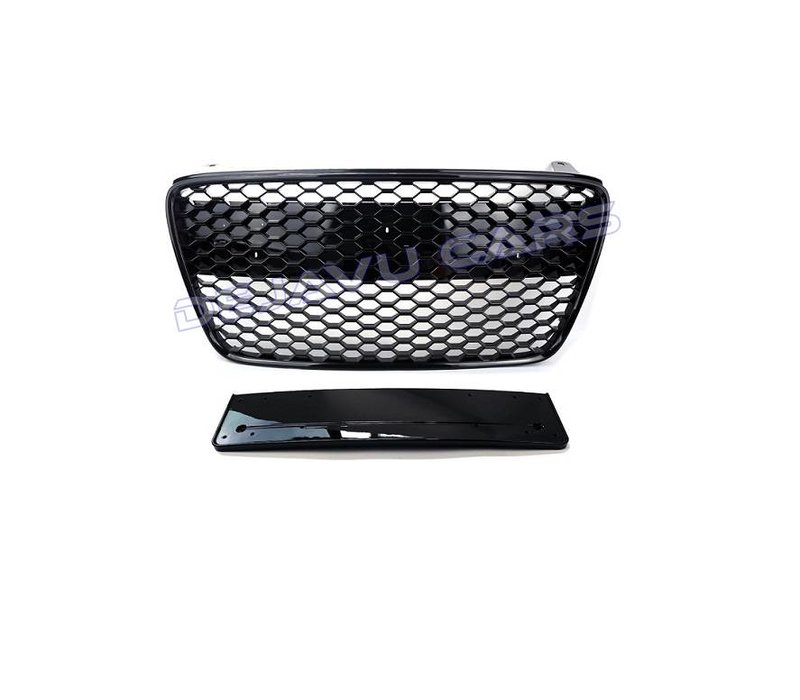 RS Look Front Grill Black Edition voor Audi R8