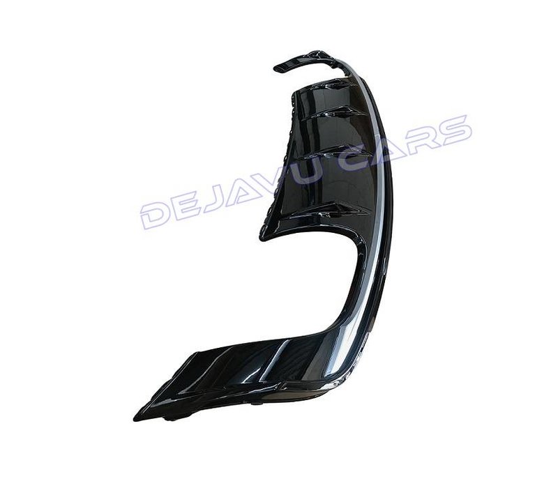 S3 Look Diffuser Black Edition + Exhaust system for Audi A3 8V S line