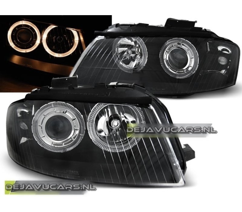 Headlights with Angel Eyes for Audi A3 8P