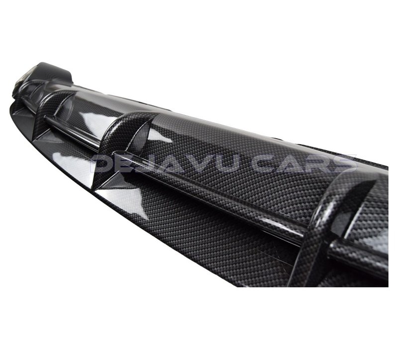 RS6 Look Diffuser + Uitlaat sierstukken voor Audi A6 C7 4G / S line / S6