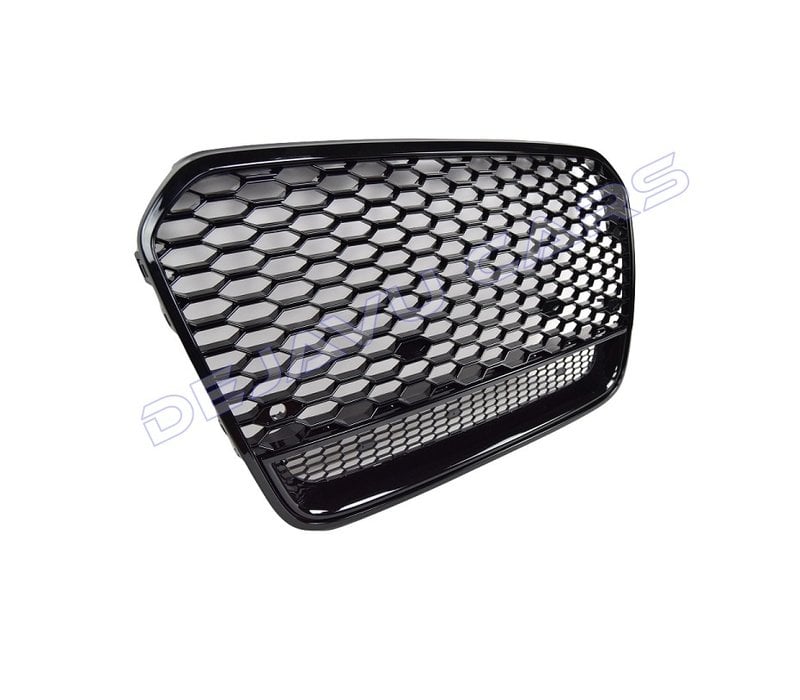 RS6 Look Front Grill Black Edition  for Audi A6 C7 4G