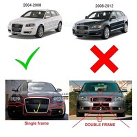 RS3 Look Front Grill voor Audi A3 8P / S line (2005-2008)