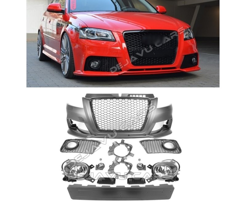 RS3 Look Frontstoßstange für Audi A3 8P Facelift