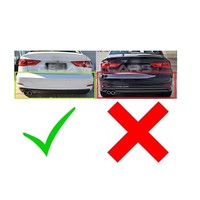 RS3 Look Diffuser for Audi A3 8V (standard rear bumper)