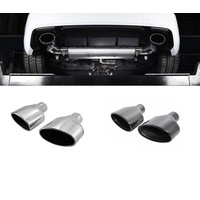 RS Look Exhaust Tips 152mm x 95mm for Audi