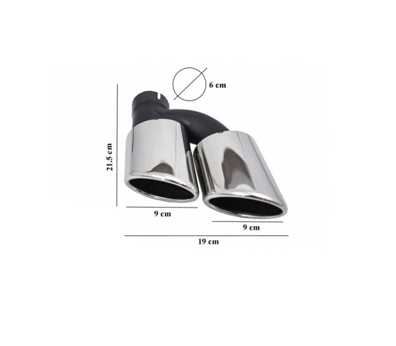 S3 S4 S5 S6 S7 Look Uitlaat Sierstuk set voor Audi A3 A4 A5 A6 A7