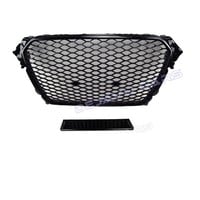 RS4 Look Front Grill Black Edition for Audi A4 B8.5