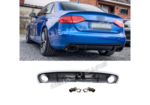 OEM Line ® RS4 Look Diffuser for Audi A4 B8