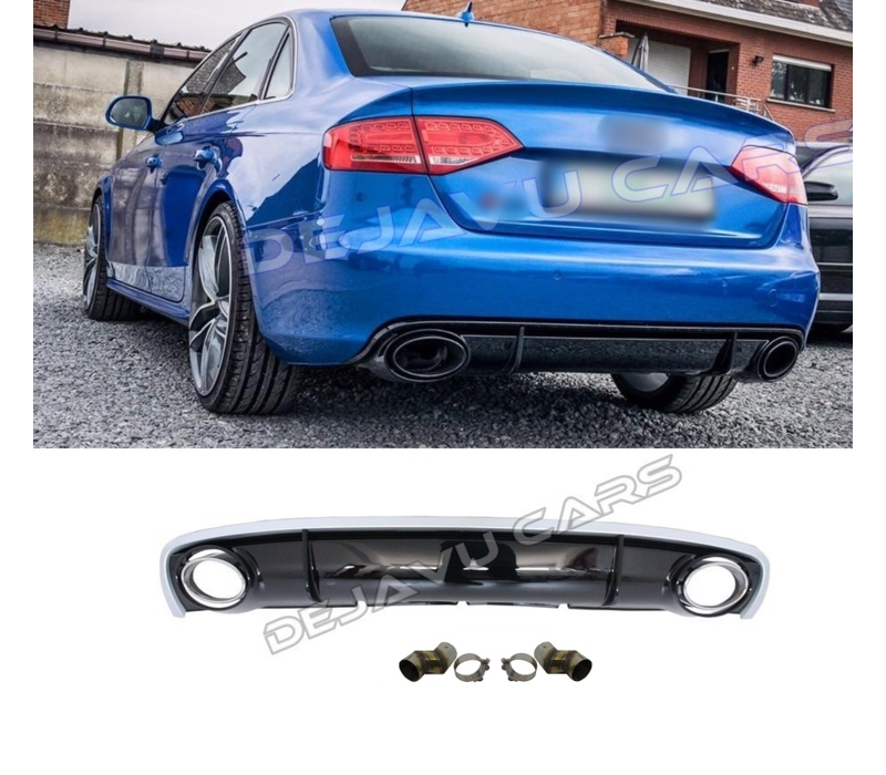 RS4 Look Diffuser voor Audi A4 B8