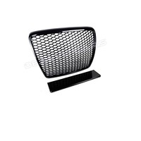 RS6  Look Front Grill Black Edition for Audi A6 C6 4F