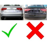 S4 Look Diffuser + Exhaust tail pipes for Audi A4 B8.5