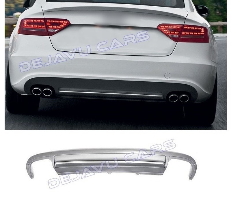 S5 Look Diffuser for Audi A5 8T Sportback