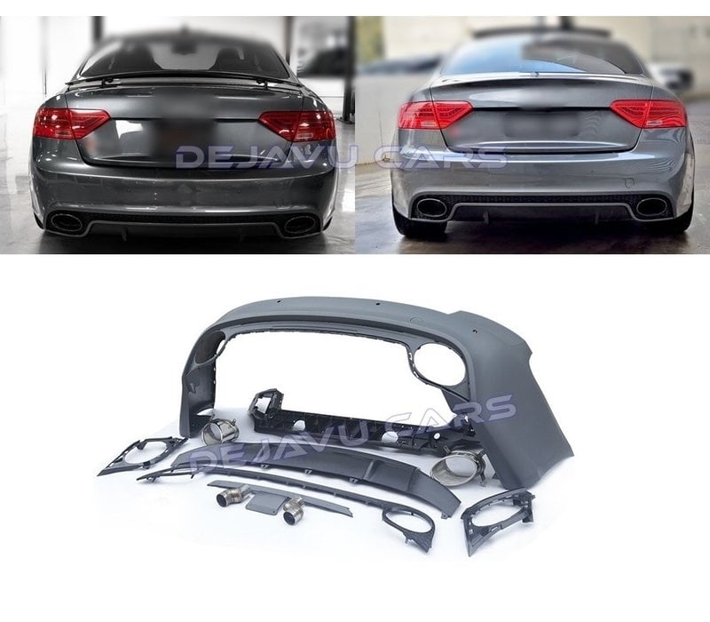 RS5 Look Rear bumper for Audi A5 8T Coupe & Cabrio