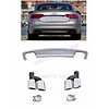 OEM Line ® S5 Look Diffuser + Exhaust tail pipes for Audi A5 8T Sportback