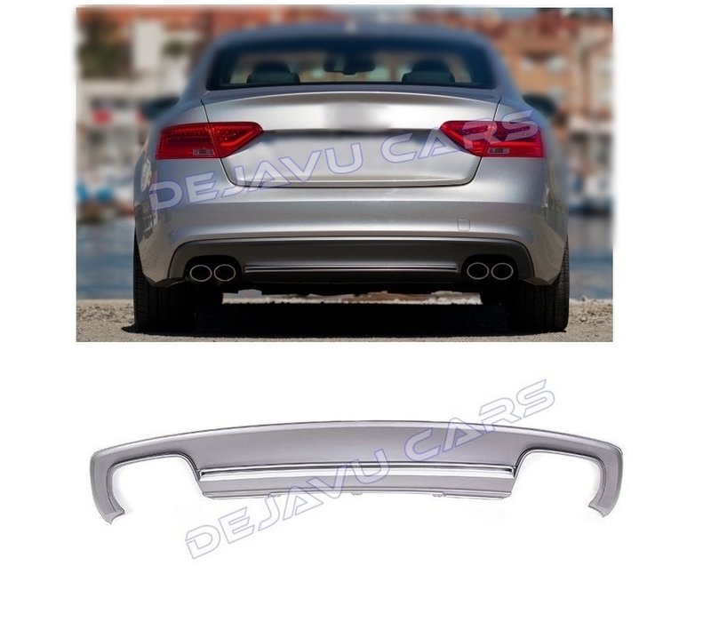 S5 Look Diffuser voor Audi A5 8T Coupe