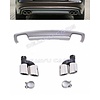 OEM Line ® S7 Look Diffuser + Exhaust tail pipes for Audi A7 4G