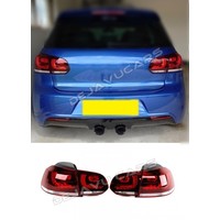 R20 / GTI Look LED Tail Lights for Volkswagen Golf 6