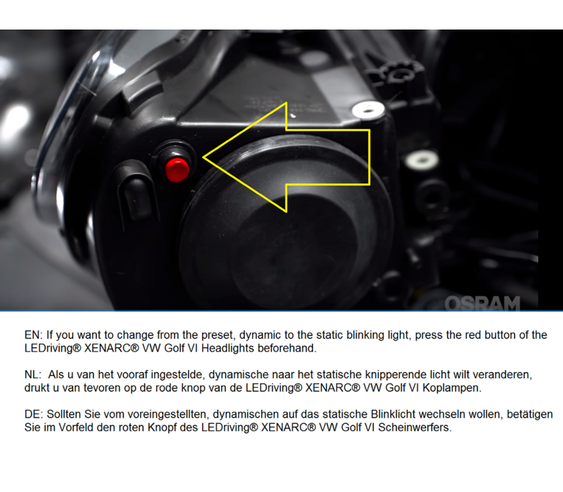 OSRAM LEDriving XENARC LED Koplampen voor Volkswagen Golf 6