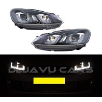 Xenon Look U-LED Scheinwerfer für Volkswagen Golf 6