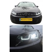 Xenon Look U-LED Headlights for Volkswagen Golf 6