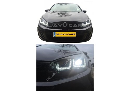 OEM Line ® Xenon Look U-LED Headlights for Volkswagen Golf 6