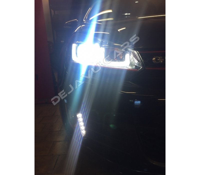 Xenon Look U-LED Headlights for Volkswagen Golf 6