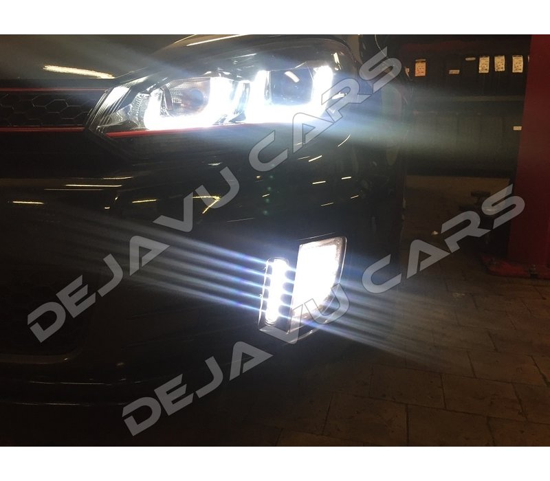 Xenon Look U-LED Scheinwerfer für Volkswagen Golf 6