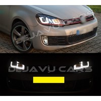 Xenon Look U-LED Headlights for Volkswagen Golf 6