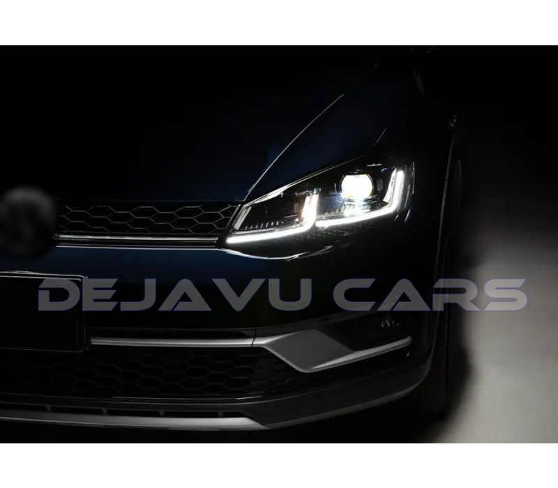 Facelift Look Voll LED Matrix Scheinwerfer mit Start Up Animation für Volkswagen Golf 7