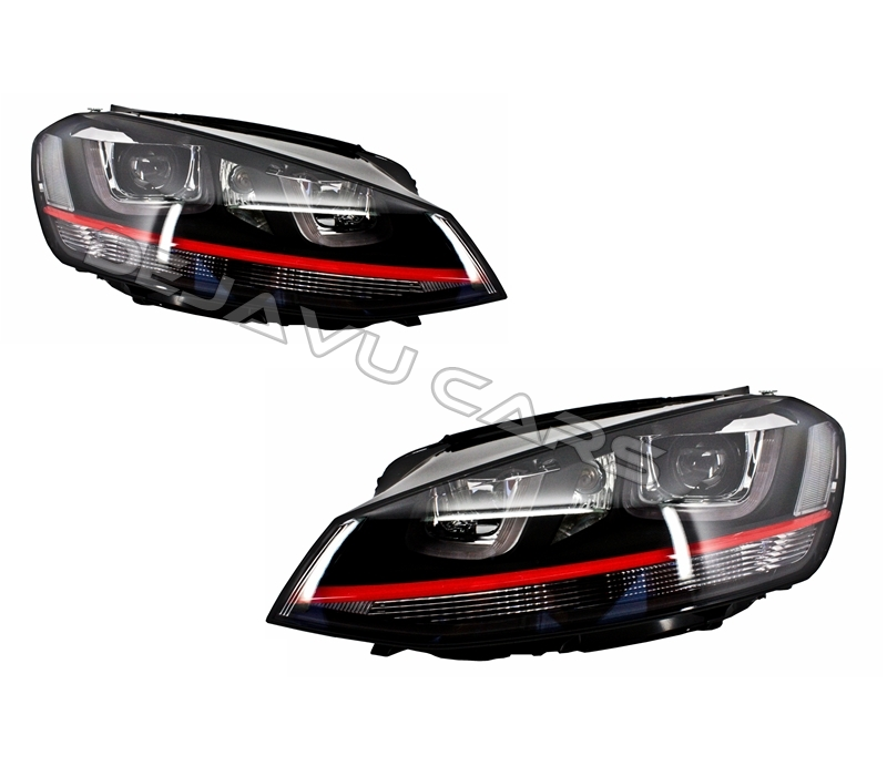 Xenon Look LED Scheinwerfer für Volkswagen Golf 7