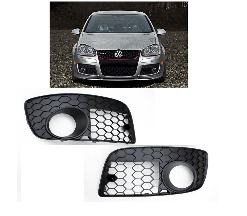 Fog light grille for Volkswagen Golf 5 GTI