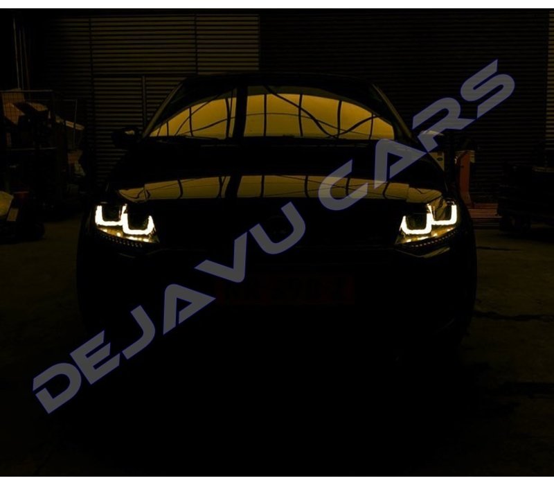 Xenon Look U LED Scheinwerfer für Volkswagen Polo 6R / 6C
