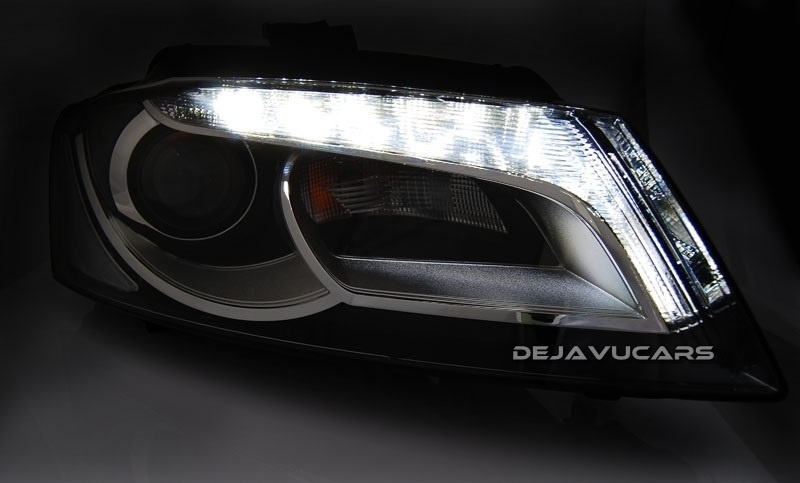 LED Scheinwerfer Bi Xenon look für Audi A3 8P - WWW ...