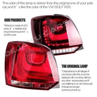 Full LED Tail Lights for Volkswagen Polo 6R / 6C