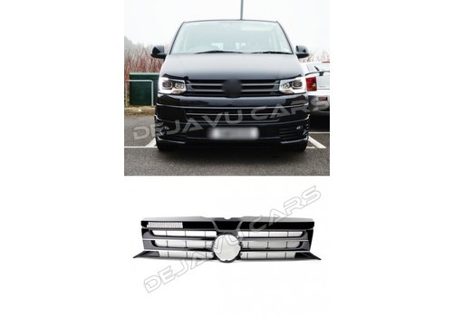 OEM Line ® Front Grille gloss black for Volkswagen Transporter T5