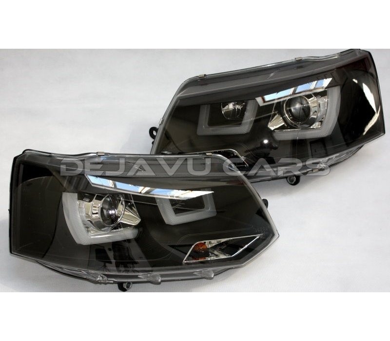 U-LED Xenon Look Headlights for Volkswagen Transporter T5