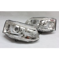 U-LED Xenon Look Scheinwerfer für Volkswagen Transporter T5