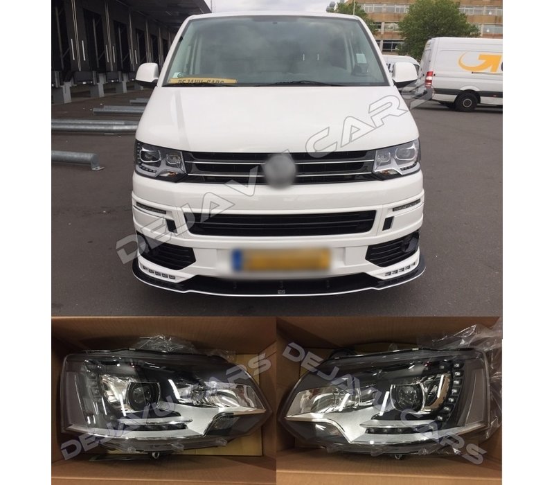 U-LED Xenon Look Scheinwerfer für Volkswagen Transporter T5 