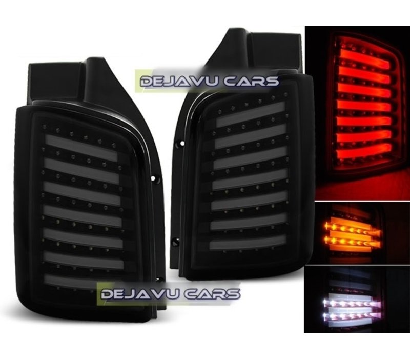 LED BAR Tail Lights for Volkswagen Transporter T5 / T5.1 (2-rear doors)