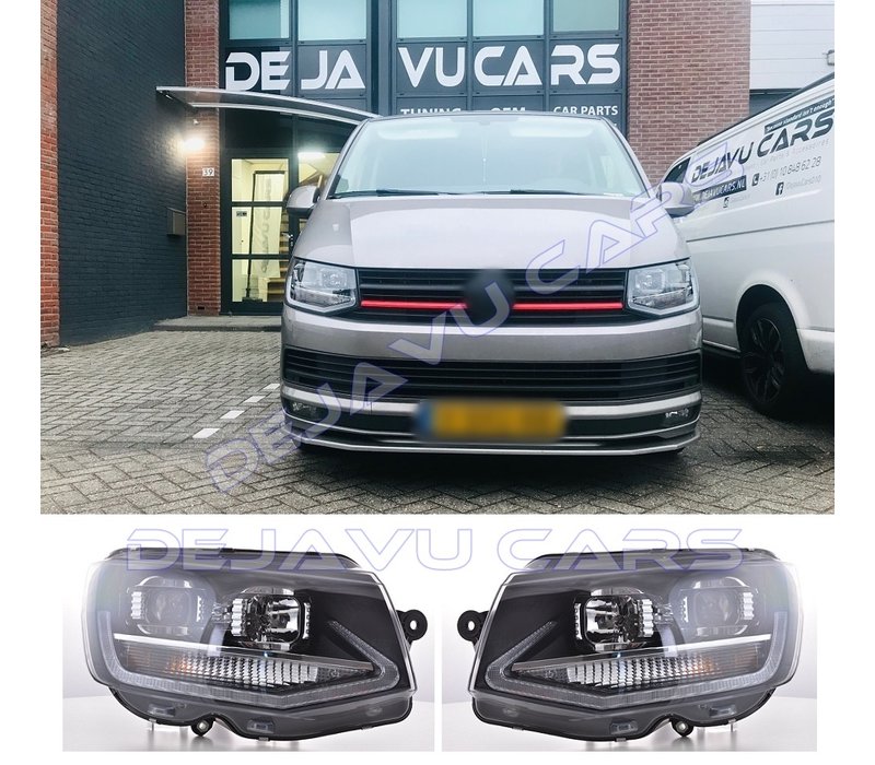 LED Xenon Look Scheinwerfer für Volkswagen Transporter T6