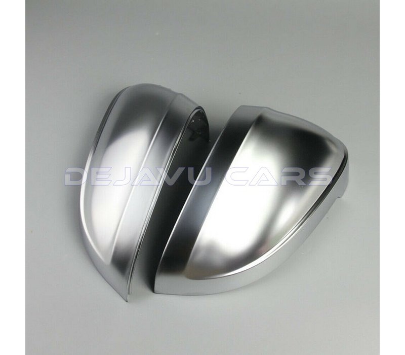 Matt Chrome Mirror Caps for Audi A4 B9 8W, S4, S line & A5 B9 F5, S5, S line