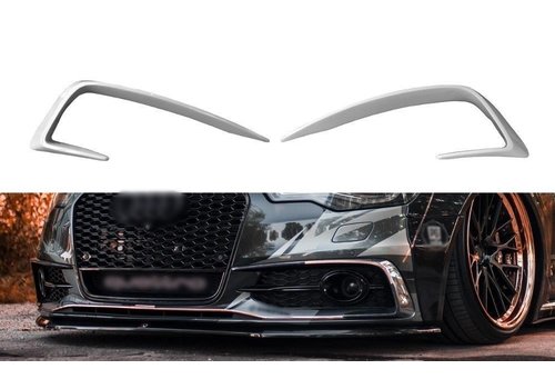 Maxton Design Aggressive front bumper spoiler for Audi A6 C7 S-line & S6