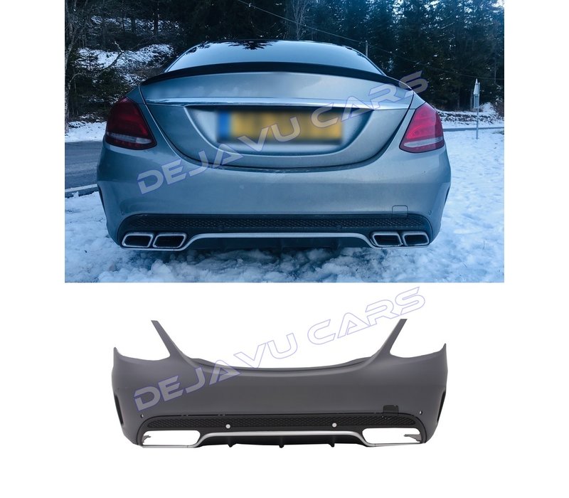 C63 AMG Look Rear bumper for Mercedes Benz C-Class W205