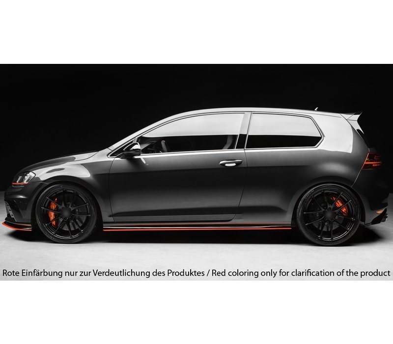 Side skirts Diffuser for Volkswagen Golf 7 GTI Clubsport