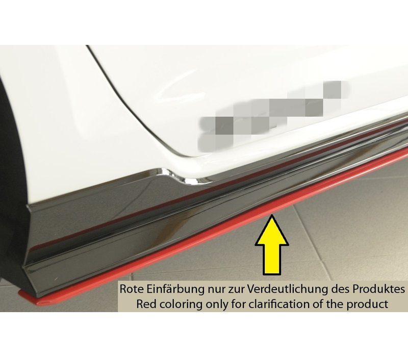 Side skirts Diffuser for Volkswagen Golf 7 GTI Facelift GTI - TCR