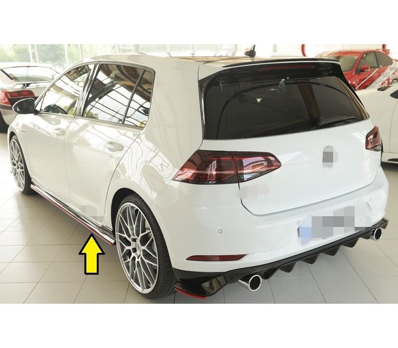 Seitenschweller Diffusor für Volkswagen Golf 7 Facelift GTI - TCR