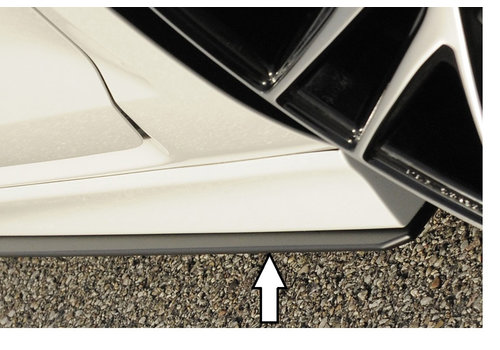 Rieger Tuning Side skirts Diffuser for Volkswagen Golf 7 R / R line