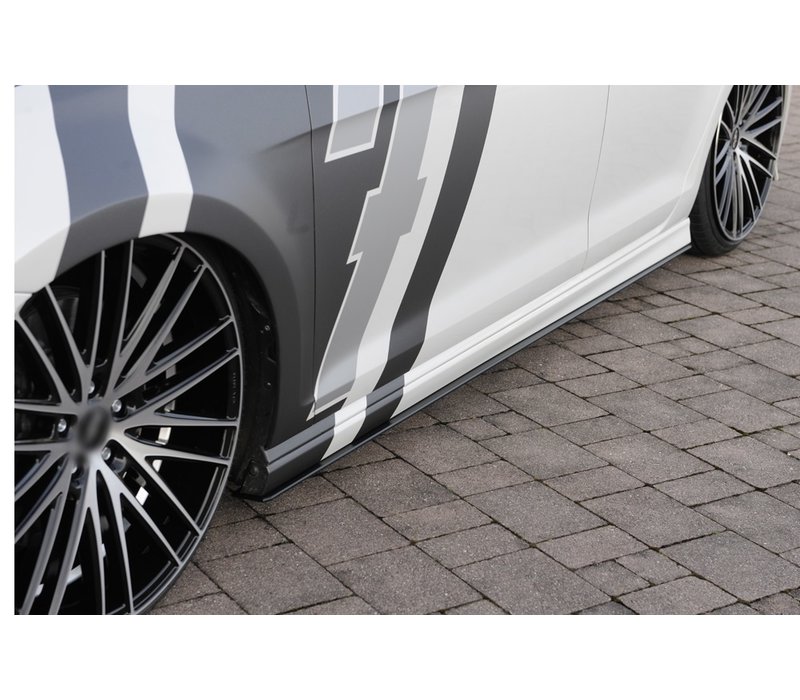 Side skirts Diffuser voor Volkswagen Golf 7 R / R line