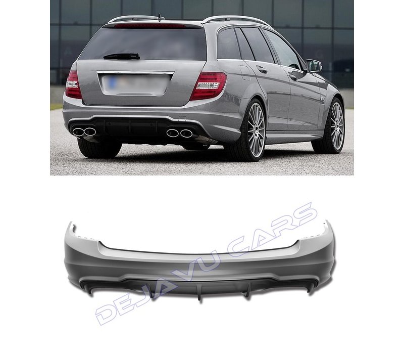 C63 AMG Look Rear bumper for Mercedes Benz C-Class W204 Estate